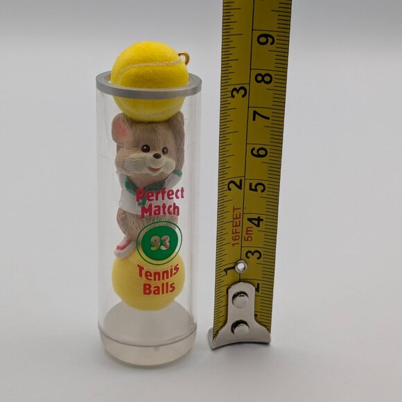 Hallmark Keepsake Perfect Match 1993, Mouse in Tennis Ball Container Ornament - Picture 9 of 10